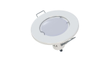 Ceiling lighting point fitting SARA round Fixted white